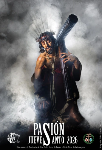 Cartel del Jueves Santo 2026 de Pasión y Amargura de Motril con Nuestro Padre Jesús de Pasión